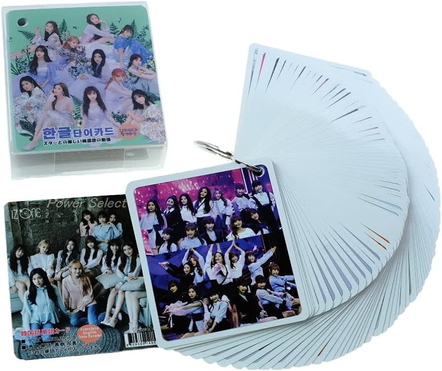 Amazon.co.jp: IZ*ONE アイズワン IZONE グッズ【 韓国語 単語 カード